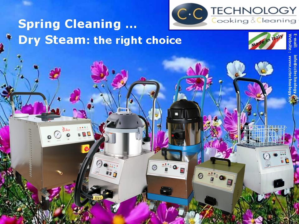 Spring clean... Dry Steam: the right choice
